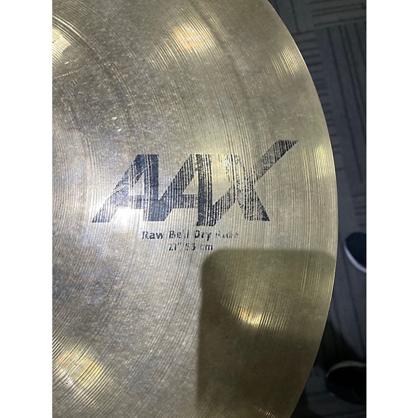 Used 2020s SABIAN 21in AAX Raw Bell Dry Ride Cymbal