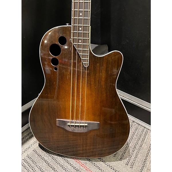 Used 2020s Applause AEB4 BASS GUITAR 2 Tone Sunburst Acoustic Bass Guitar