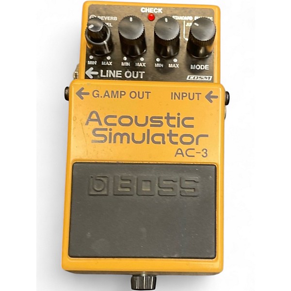 Used BOSS AC3 Acoustic Simulator Effect Pedal