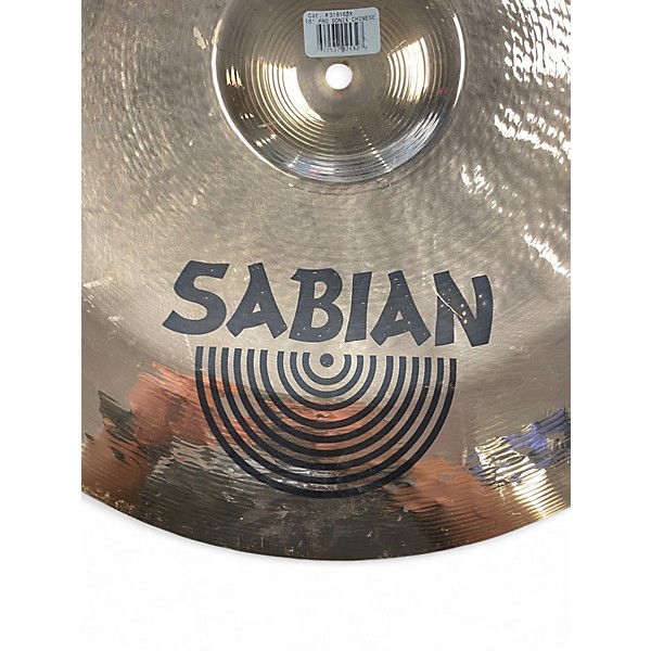 Used SABIAN 18in PRO SONIX CHINESE Cymbal