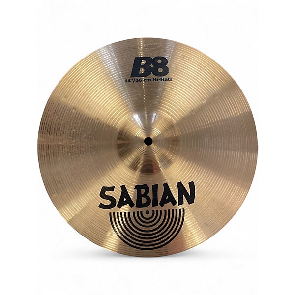 Used SABIAN 14in B8 Hi Hat Pair Cymbal