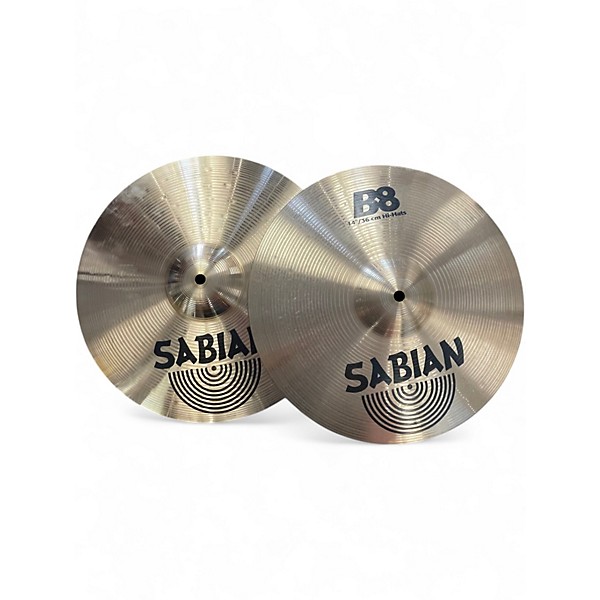 Used SABIAN 14in B8 Hi Hat Pair Cymbal