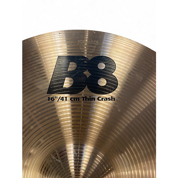 Used SABIAN 16in B8 Thin Crash Cymbal