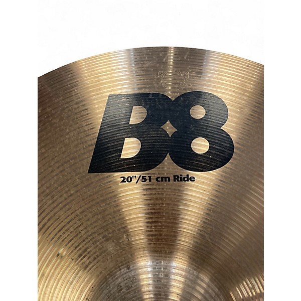 Used SABIAN 20in B8 Ride Cymbal