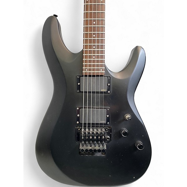 Used Schecter Guitar Research C6 FR DELUXE Black Solid Body Electric Guitar