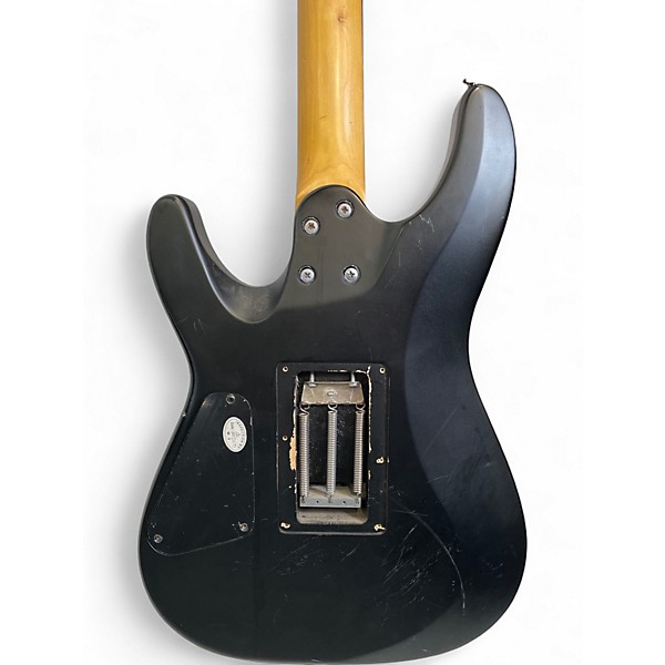 Used Schecter Guitar Research C6 FR DELUXE Black Solid Body Electric Guitar