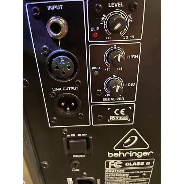 Used Behringer B215D 15in 2-Way 550W Powered Speaker