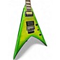 Used Jackson Scott Ian Signature Soloist Green Solid Body Electric Guitar