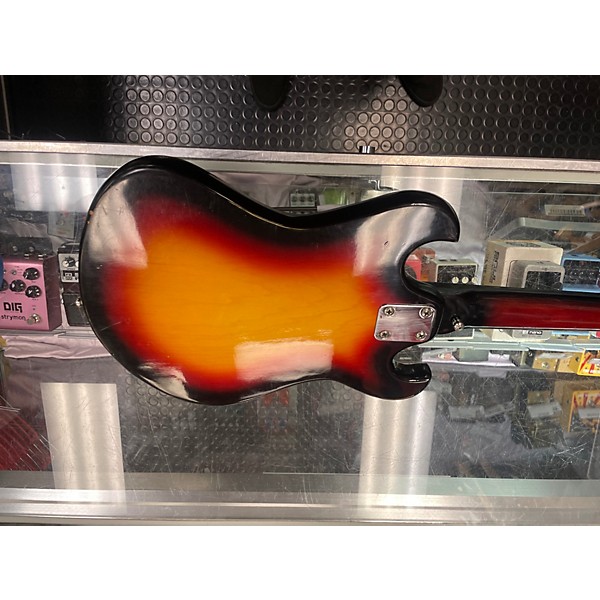 Used Teisco ET220 Crimson Red Burst Solid Body Electric Guitar