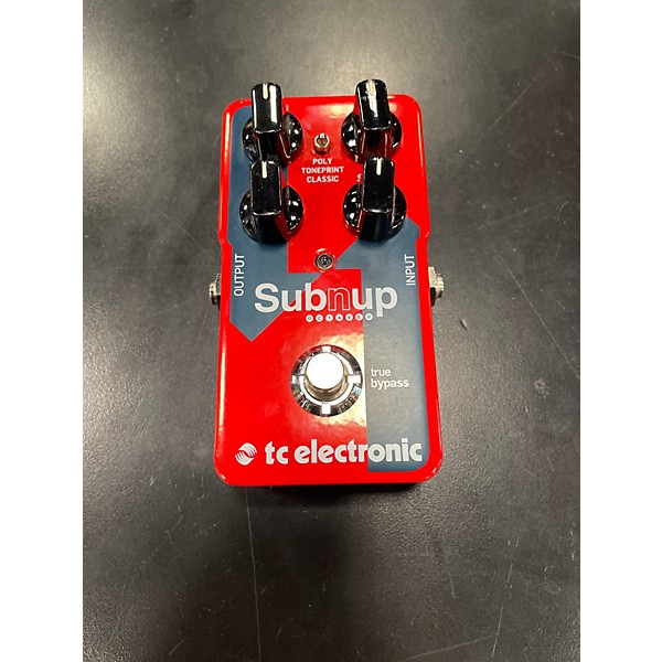 Used TC Electronic Sub N Up Octaver Effect Pedal