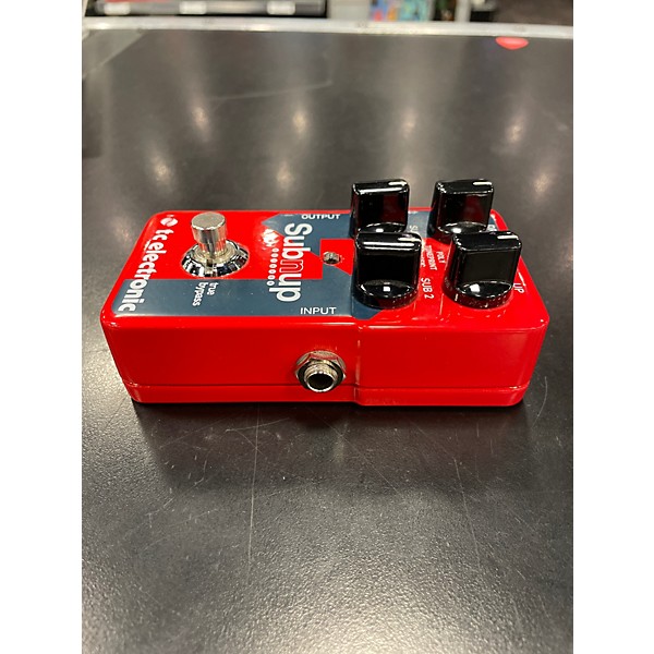Used TC Electronic Sub N Up Octaver Effect Pedal