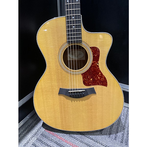 Used 2020s Taylor 214CE Natural Acoustic Electric Guitar