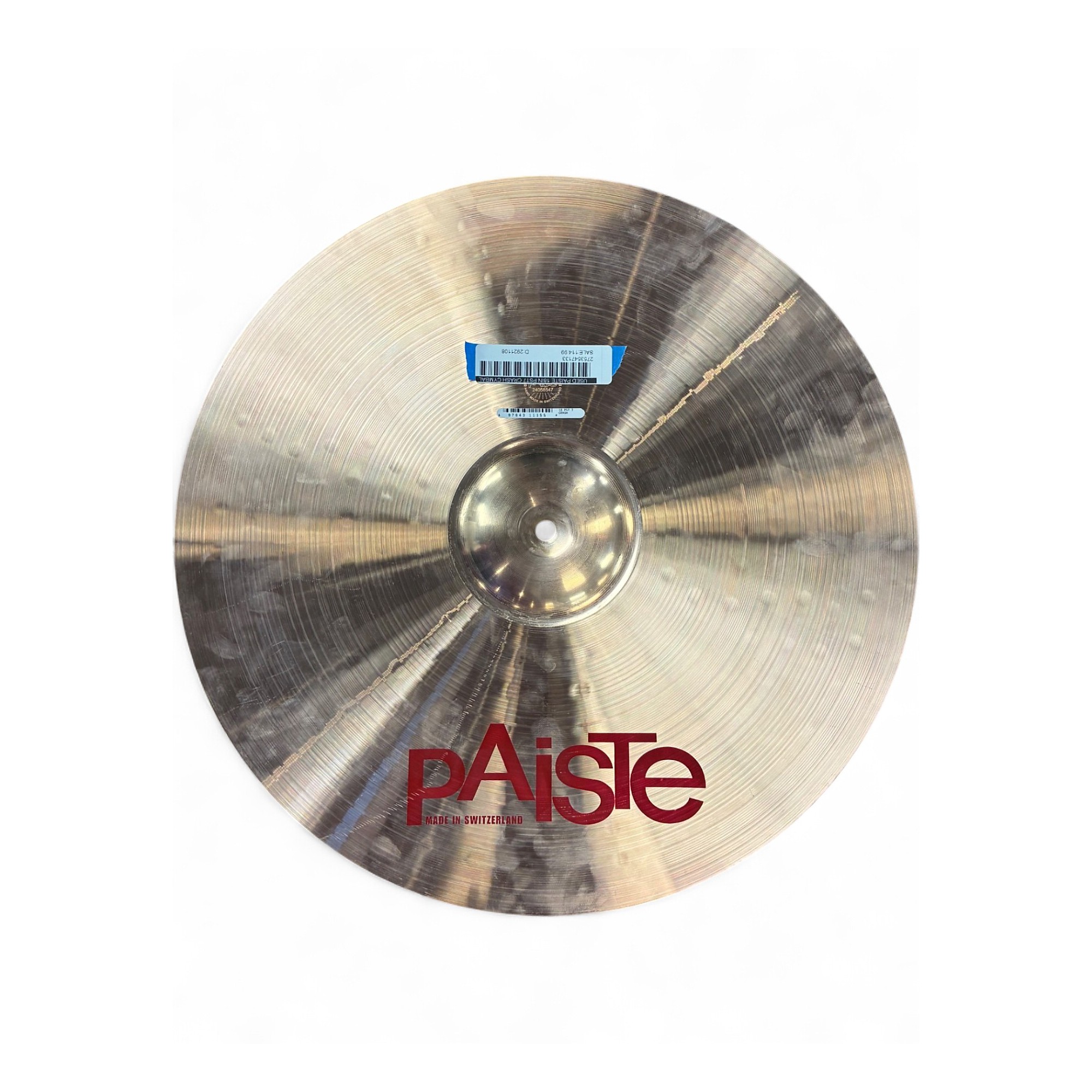 Used Paiste 18in PST7 Crash Cymbal 38 | Guitar Center