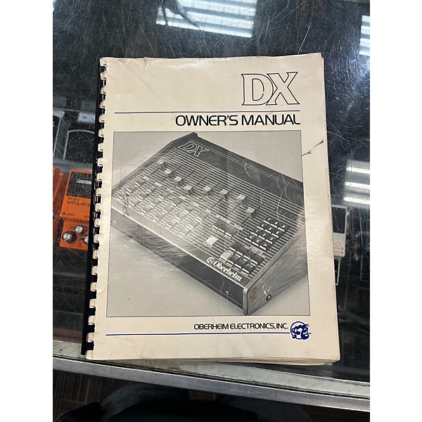 Vintage 1980s Oberheim DX Drum Machine