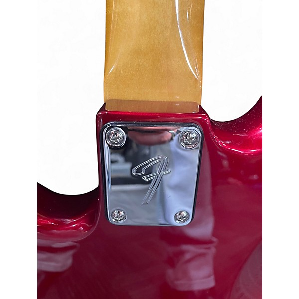 Used Fender VINTERA III JAZZ BASS Candy Apple Red Metallic Electric Bass Guitar