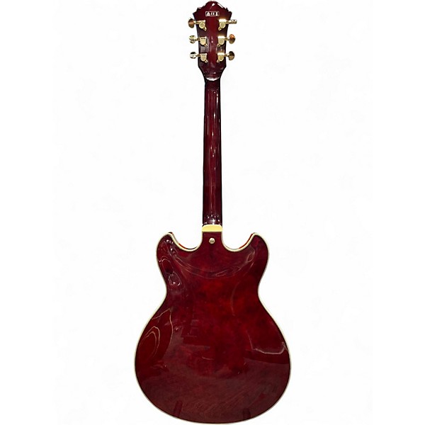Used Ibanez AS253BM-TCR-12-01 Trans Crimson Red Hollow Body Electric Guitar