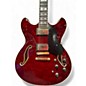 Used Ibanez AS253BM-TCR-12-01 Trans Crimson Red Hollow Body Electric Guitar