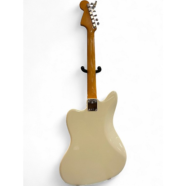 Used Fender Johnny Marr Johnny Marr Jaguar Rosewood FingerboardSignature Jaguar Olympic White Solid Body Electric Guitar