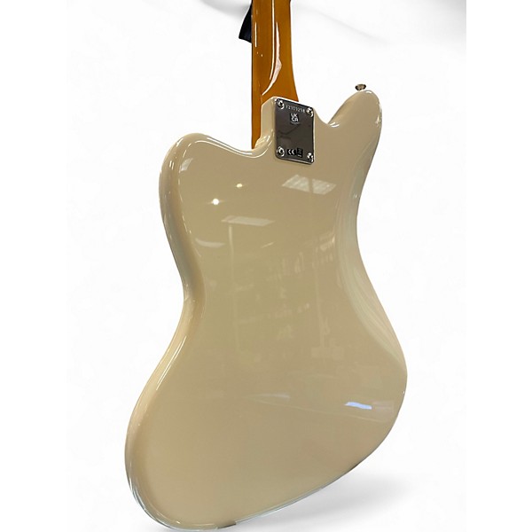 Used Fender Johnny Marr Johnny Marr Jaguar Rosewood FingerboardSignature Jaguar Olympic White Solid Body Electric Guitar