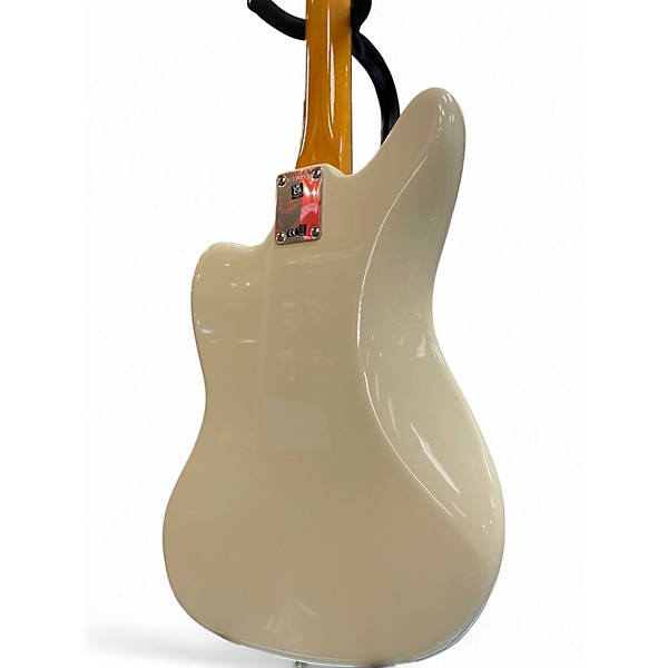 Used Fender Johnny Marr Johnny Marr Jaguar Rosewood FingerboardSignature Jaguar Olympic White Solid Body Electric Guitar