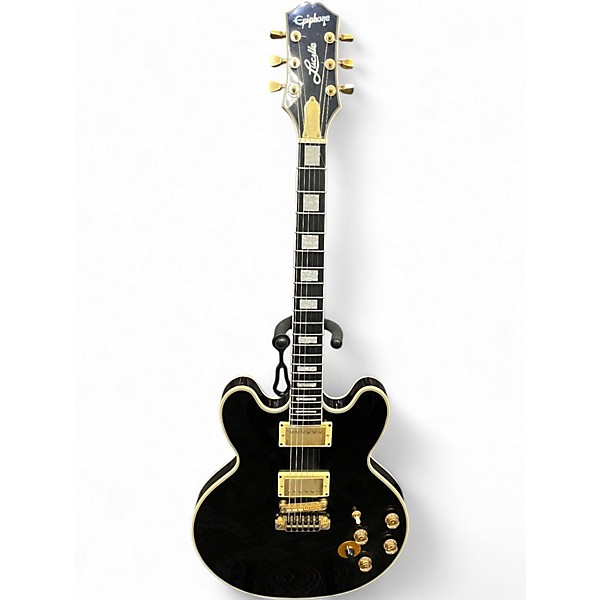 Used Epiphone BB King Lucille Black Hollow Body Electric Guitar