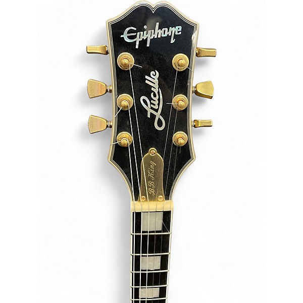 Used Epiphone BB King Lucille Black Hollow Body Electric Guitar