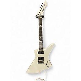 Used ESP LTD James Hetfield Snakebyte Snow White Solid Body Electric Guitar