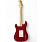 Used 2015 Fender Deluxe Players Stratocaster Trans Red Solid Body Electric Guitar