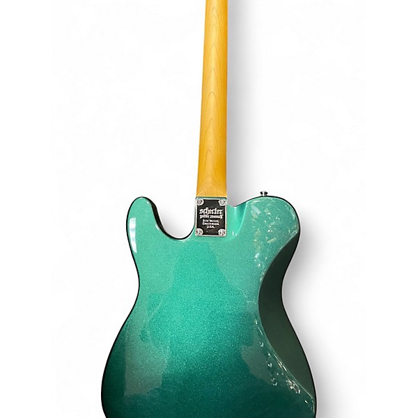 Used Schecter Guitar Research PT Fastback II DARK EMERALD GREEN Solid Body Electric Guitar