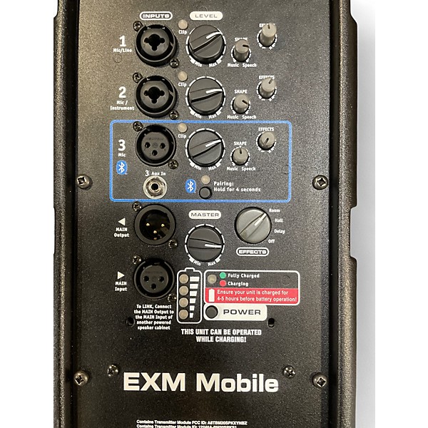 Used Yorkville EXM MOBILE Powered Speaker