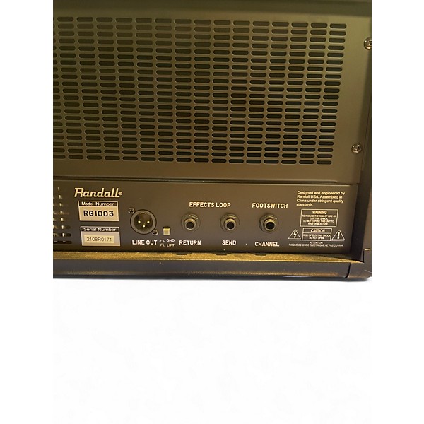 Used Randall RG1003 Solid State Guitar Amp Head