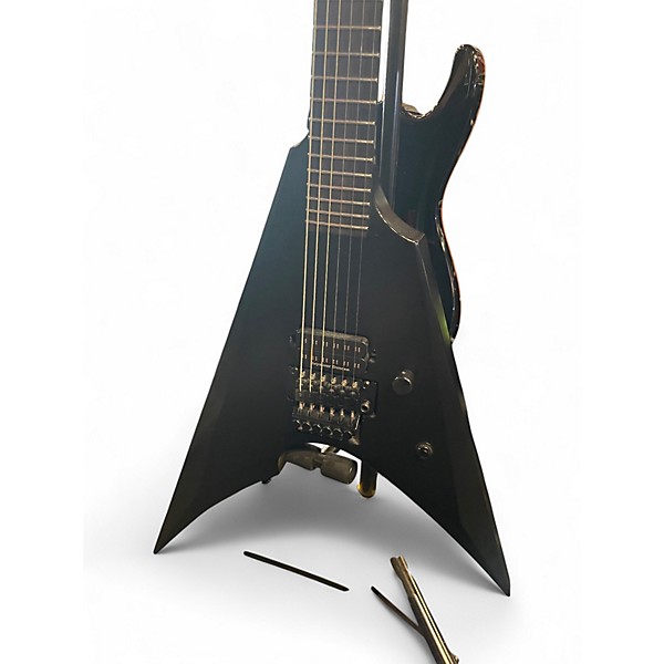 Used ESP LTD Arrow  Black Metal Solid Body Electric Guitar