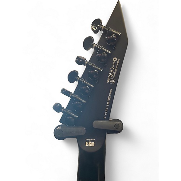 Used ESP LTD Arrow  Black Metal Solid Body Electric Guitar