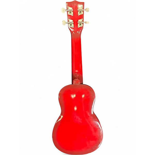 Used Makala Dolphin Ukulele Candy Red Burst Ukulele