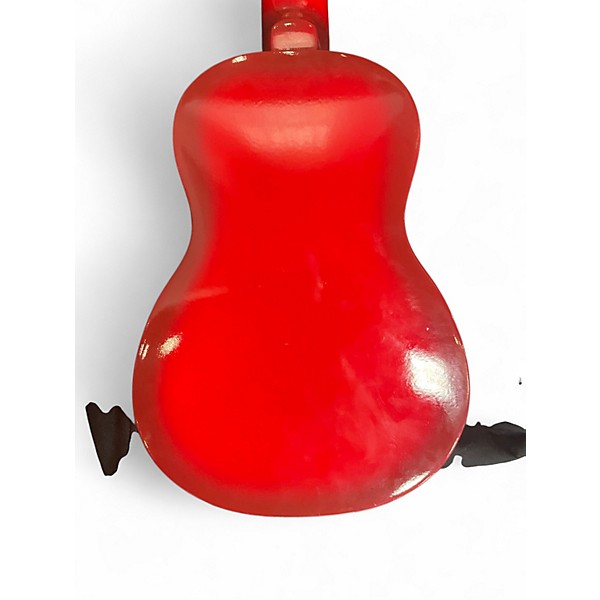 Used Makala Dolphin Ukulele Candy Red Burst Ukulele