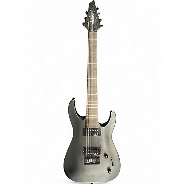 Used Jackson JS22-7 Dinky 7 String Black Solid Body Electric Guitar