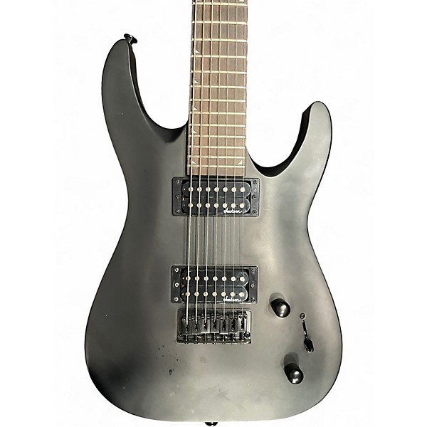Used Jackson JS22-7 Dinky 7 String Black Solid Body Electric Guitar