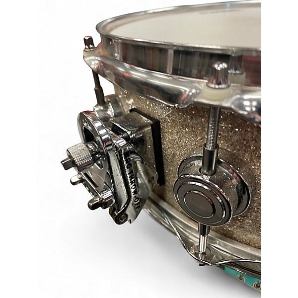 Used DW 14X5 Collector's Series Gold Badge Broken Glass Drum