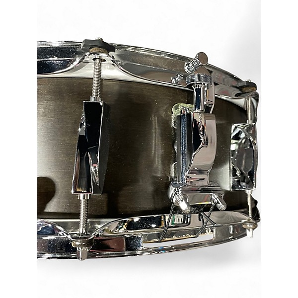Used Canopus 5X14 Yaiba Sword Snare Satin Black Drum