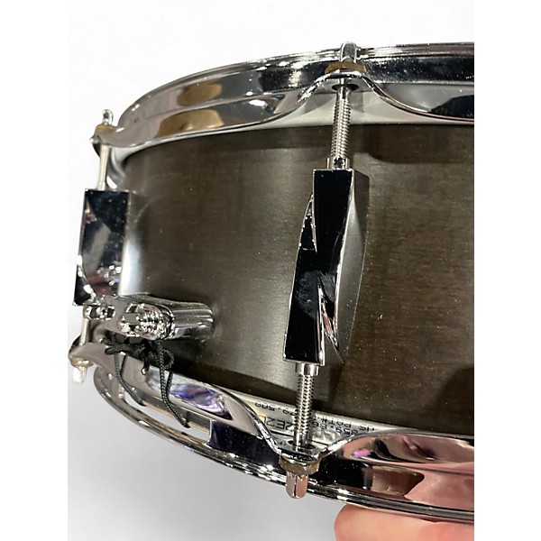 Used Canopus 5X14 Yaiba Sword Snare Satin Black Drum