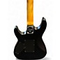 Used Schecter Guitar Research DAMIEN FR Black Solid Body Electric Guitar