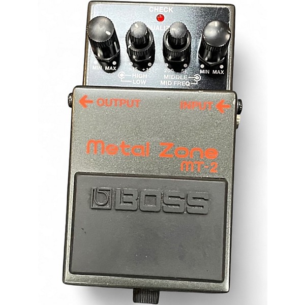 Used BOSS MT2 Metal Zone Distortion Effect Pedal