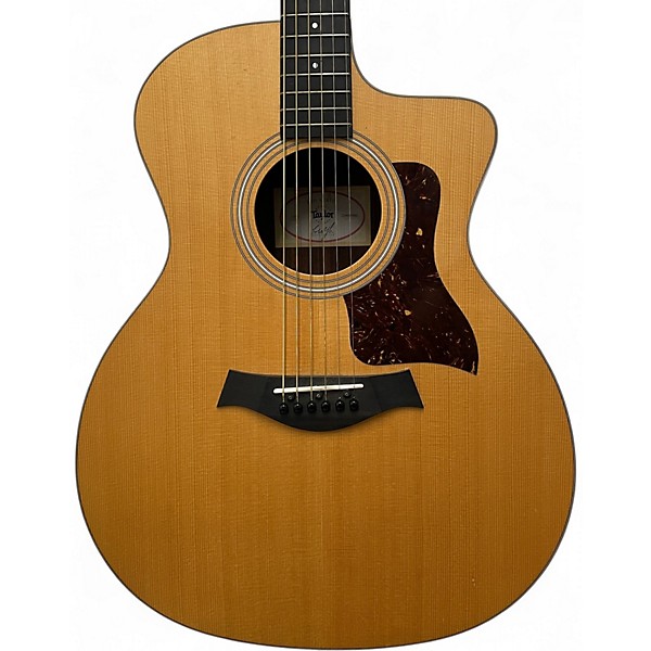 Used Taylor 214CE Natural Acoustic Electric Guitar