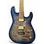 Used Kiesel Theos Blue Burst Solid Body Electric Guitar