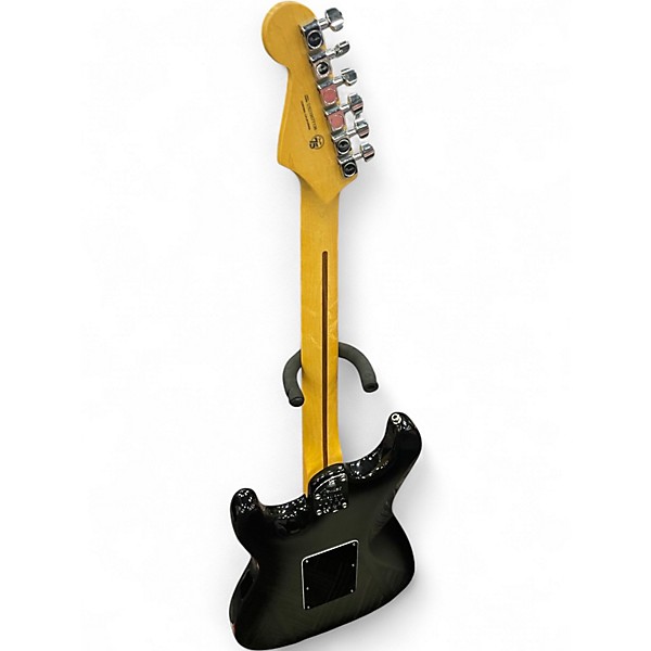 Used Fender American Ultra Luxe Stratocaster Floyd Rose Silverburst Solid Body Electric Guitar