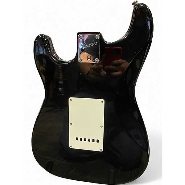Used Squier Affinity Stratocaster Black Solid Body Electric Guitar