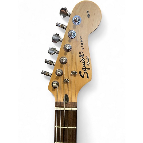 Used Squier Affinity Stratocaster Black Solid Body Electric Guitar