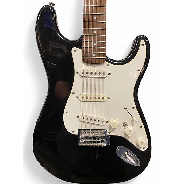 Used Squier Affinity Stratocaster BLACK Solid Body Electric Guitar