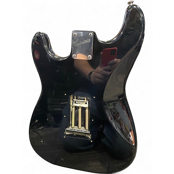 Used Squier Affinity Stratocaster BLACK Solid Body Electric Guitar