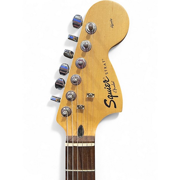 Used Squier Affinity Stratocaster BLACK Solid Body Electric Guitar